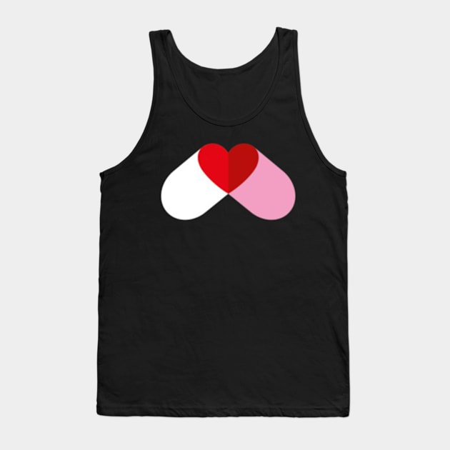 heart Tank Top by unremarkable